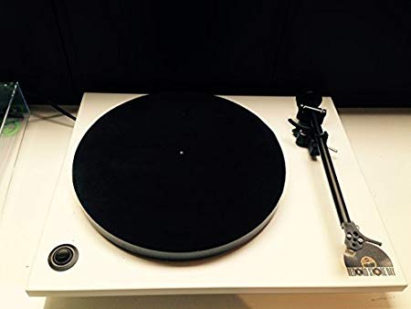 Vinyl Guru Leather Turntable Platter Mat - Black