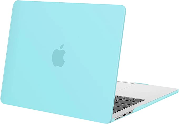 MOSISO Compatible with MacBook Air 13.6 inch Case 2022 Release A2681 M2 Chip with Liquid Retina Display & Touch ID, Protective Plastic Hard Shell Case Cover, Turquoise