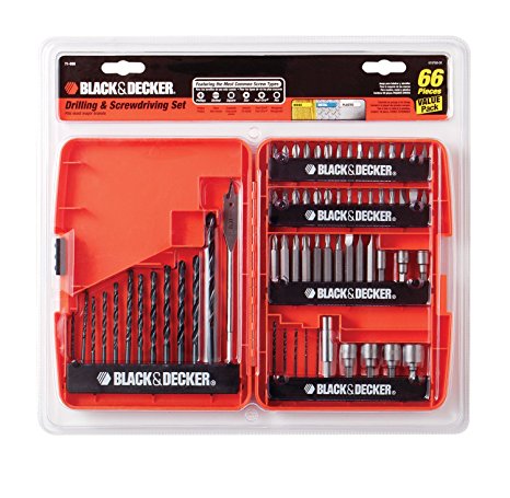 Black & Decker 71-966 Drilling and Screwdriving Set, 66-Piece