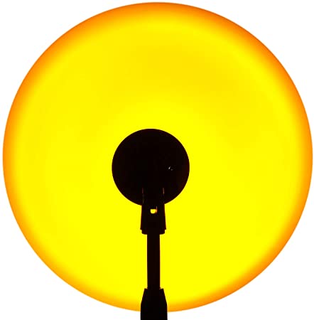 Sunset Projection Lamps, 360 Degree Rotation Rainbow Lamp, Projector LED Night Light, Lighting Floor Lamp, Adjustable USB LED Floor Light for Party Living Room Bedroom Decor(Sunset)
