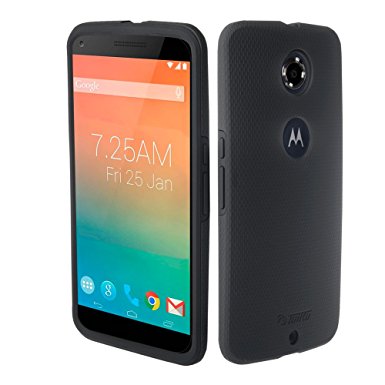 Motorola Nexus 6 case,Goolgle Nexus 6, Toiko [X-Guard]. A sturdy, beautiful protective case made of two layers perfect fit for 2014 5.96" Motorola Nexus X (Black)