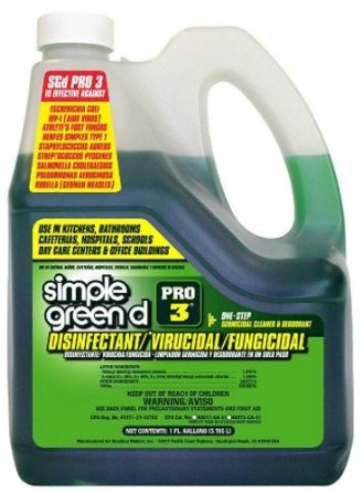 Simple Green 30320 D Pro 3 Disinfectant/Virucidal/Fungicidal Cleaner, 1 Gallon Bottle