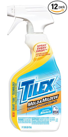 Tilex Mold and Mildew Remover Spray, 16 Fluid Ounces (Pack of 12)