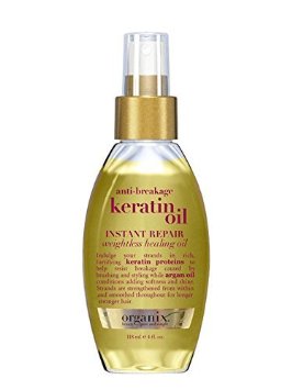 Organix Anti-Breakage Keratin Oil Instant Repair Weightless Healing Oil 118 ml