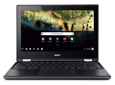 Acer Chromebook R 11.6 in HD Multi-Touch Screen Convertible Laptop, Webcam, Intel Celeron N3060, 4GB RAM, 32GB eMMC SSD, Google Chrome OS (Black Color)