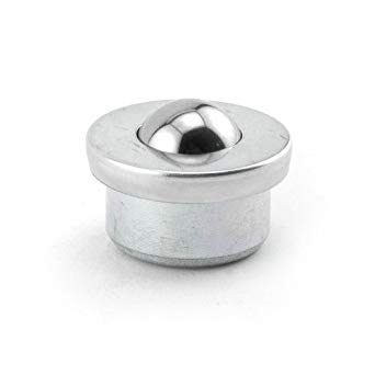 Hudson Bearings MBT-5/8 Drop-In Style Machined Mounted Ball Transfer, Carbon Steel, 5/8" Diameter, 33 lbs Load Capacity (Case of 25)