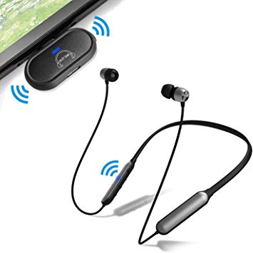 Giveet USB C Bluetooth Transmitter Adapter with Headphones for Nintendo Switch PS4 PC, Neckband Bluetooth Earphones with Mic, Support in-Game Voice Chat, 12 Hours Playtime, Plug n Play, No Audio Delay