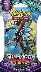 Pokemon TCG: Sun & Moon Guardians Rising, A Blistered Booster Pack Containing 10 Cards Per Pack with Over 140 New Cards to Collect