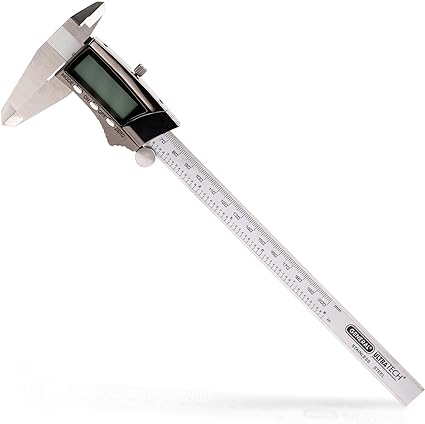 General Tools & Instruments 1478 Fraction Plus Digital Fractional Caliper, Stainless Steel, 8-Inch