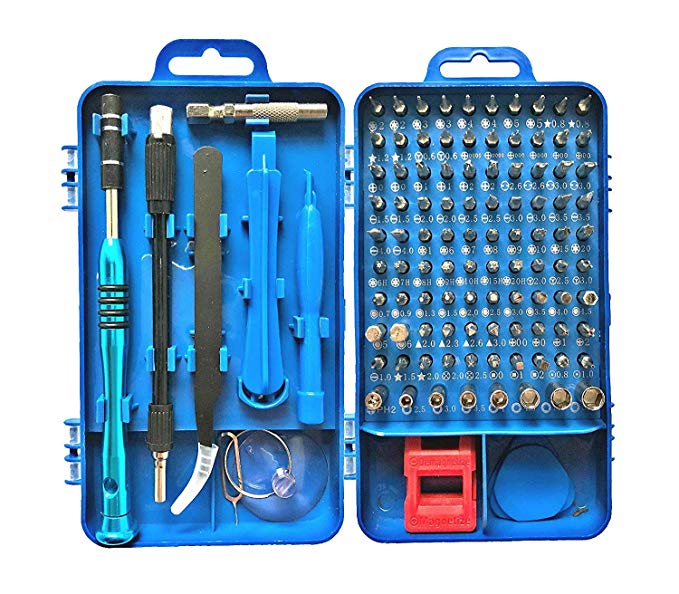 Precision Screwdriver Set, Apsung 110 in 1 Professional Screwdriver set, Multi-function Magnetic Repair Computer Tool Kit Compatible with iPhone/Ipad/Android/Laptop/PC etc
