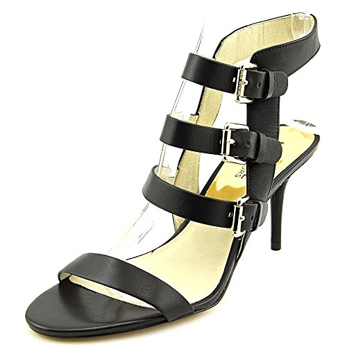 Michael Kors Womens Beverly Open Toe Special Occasion Leather Heeled Sandals