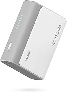 CUKTECH Powerbank 10000mAh, 30W Power Bank USB C mit 2 Anschlüsse, externer Handyakku für iPhone, Samsung, ViVo, OPPO, iPad Air/Pro, Xiaomi, MacBook, Dell und mehr