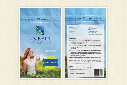 Kefir Starter Cultures - 3 sachets for up to 100 liters of Kefir - Highest quality