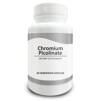 Pure Science Chromium Picolinate 500mcg - Maintain Healthy Blood Sugar and Cholesterol Levels - 50 Vegetable Capsules