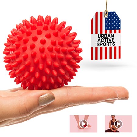Massage Ball With Spikes For Plantar Fasciitis And Feet Back Hand Neck Glutes Pain   17 Online Massage Video For Pain Relief And Relaxation