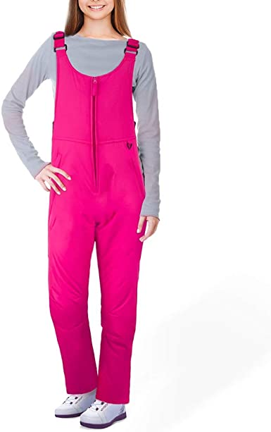 Ohuhu Women's Essential Insulated Snow Bibs Overalls, Ladies Ski Bibs Pants