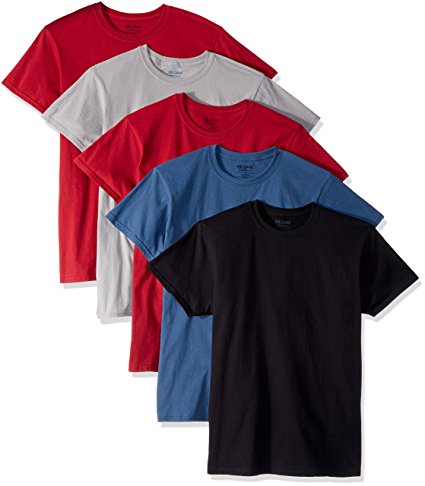 Gildan Men's Crew T-Shirts 5 Pack