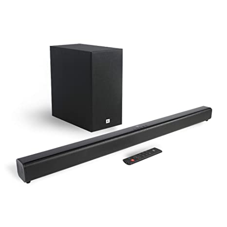 JBL Cinema SB261 2.1 Channel Soundbar with Wireless Subwoofer (220 Watts, Dolby Digital, Extra Deep Bass)