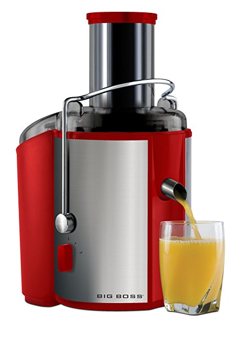 Big Boss 700-Watt Juicer, 18,000 RPM Wide Mouth & Vegetable Juice Extractor- Red