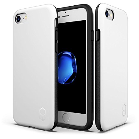 Patchworks ITG Level Case White for iPhone 7 - Military Grade Drop Tested Protective Case, Shock Absorbent Air Pocket Structure