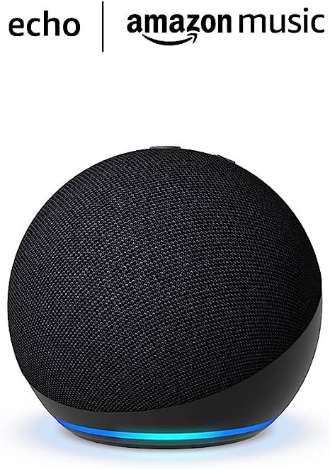 Echo Dot (5th Gen, 2022 release) - Charcoal and 4 months of Amazon Music Unlimited FREE w/ auto-renewal