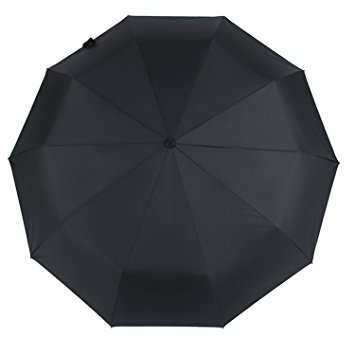 Windproof Travel Umbrella With Auto Open & Closed Button Compact Sun Beach Umbrellas