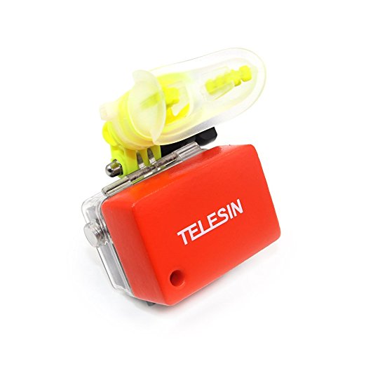 TELESIN Surfing Skating Shoot Dummy Bite Mouthpiece holder Mouth Mount Adapter Floaty Neck Lanyard for GoPro Hero 4/3 /3/2/1 Camera,SJ Cam,Xiaomi Yi