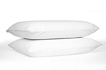 TRU Lite Bedding Pillow Covers - Dust Mite Pillow Protectors for Allergies- Premium Breathable Terry Cotton -100% Waterproof - Zippered from Bed Bugs - Set of 2 - King Size