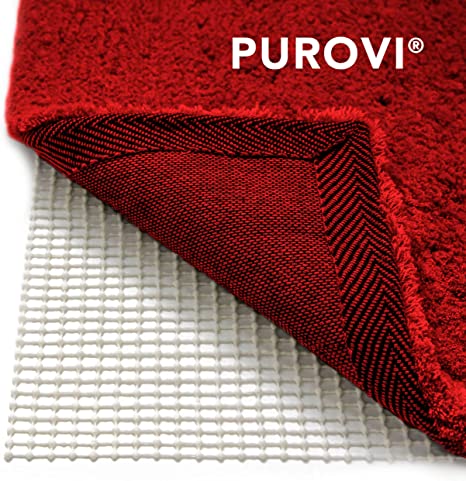 Purovi ® Anti Slip Mat | Carpet Underlay 200 x 80 cm | Carpet stopper | Cuttable | Slip protection for carpets
