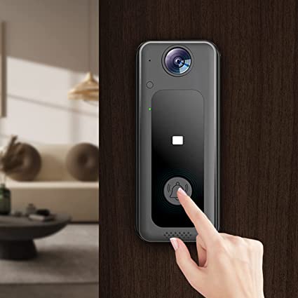 Lavany Smart Doorbell, WiFi HD Intelligent Visual Doorbell Home Intercom HD Night Vision Rechargeable Security Door Doorbell,Can APP Control,Two-Way Calls,Recording