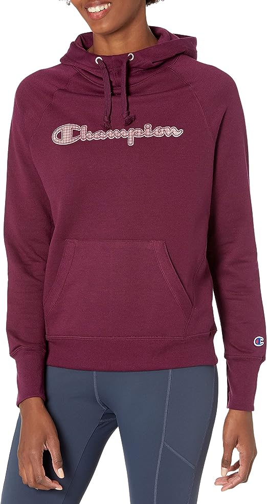 Champion Women's Powerblend Hoodie, Script Outline