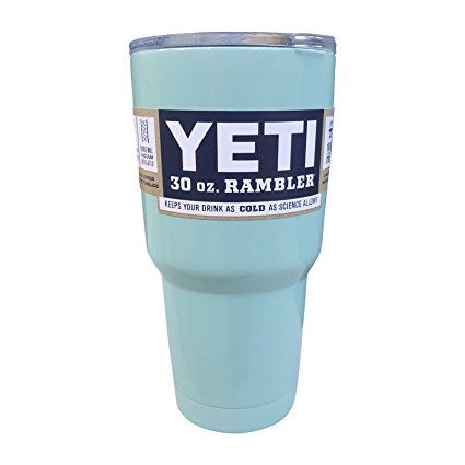 Powder Coated 30oz Yeti Rambler (Turquoise)