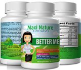 Maxi Nature Supplements Better Me Positive Mood Formula and Anxiety Stress Relief Supplement 60 Capsules