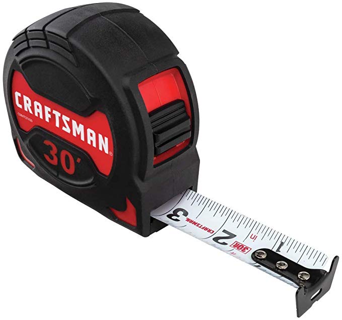 CRAFTSMAN Tape Measure, PRO-10, 30-Foot (CMHT37430S)