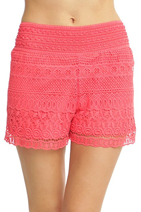 ToBeInStyle Women's Lace Shorts