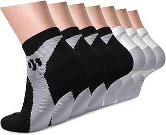 Compression Socks Plantar Fasciitis for Women Men - 8-15 mmHg Best for Athletic,Support,Flight Travel,Nurses,Hiking