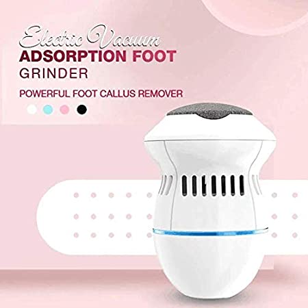 US FastShipper, Portable Electric Vacuum Adsorption Foot Grinder - USB Electronic Foot File Pedicure Tools, Dual-Speed Callus Remover - Feet Care Perfect for Dead,Hard Cracked Dry Skin (white)