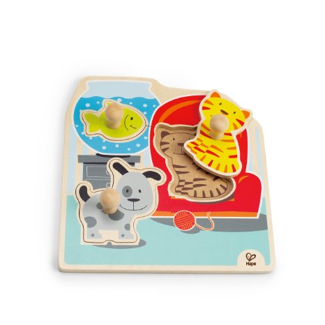 Hape - My Pets Wooden Knob Puzzle