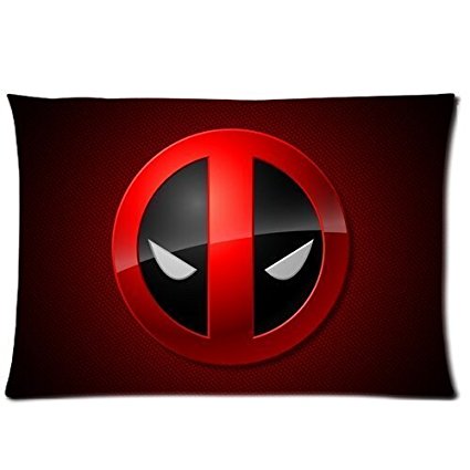 Custom Deadpool Pattern 05 Pillowcase Cushion Cover Design Standard Size 20X30 Two Sides