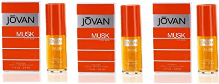 Jovan Musk For Men Cologne Spray 29 ml 3 Pack