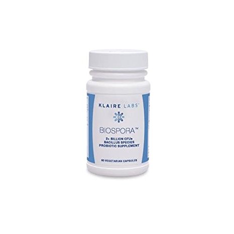 Klaire Labs - BioSpora 60 VegCapsules