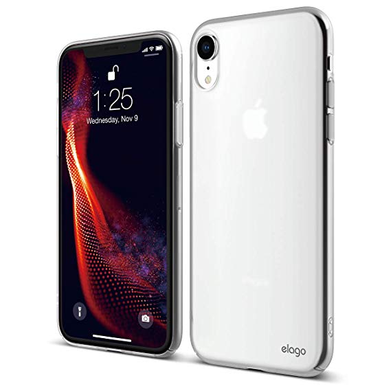 elago Slim Fit Series iPhone XR case [Frosted Clear] - [Matte Finish][Support Wireless Charging][Full Covered][Scratch & Minor Drop Protection][Everyday Case] for iPhone XR (2018)