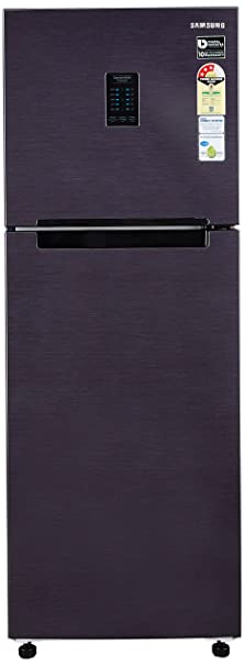 Samsung 253 L 3 Star Frost Free Double Door Refrigerator(RT28K3723UT/HL, Blue, Convertible, Inverter Compressor)