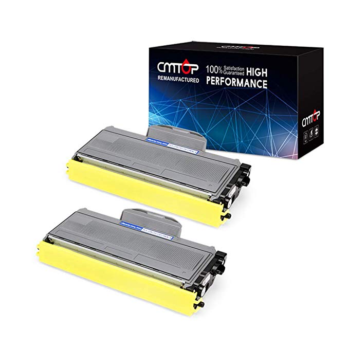 CMTOP TN-360 TN-330 Toner Cartridge Compatible for Brother TN-360 TN360 TN-330 TN330, High Yield, 2 Black, Work with Brother HL-2170W, HL-2140, MFC-7840W, MFC-7340, DCP-7040, DCP-7030, MFC-7440N