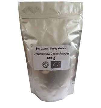 Organic Raw Peruvian Cacao Powder - Grade *A* Premium Quality! Soil Association Certified FREE POST! (500g)