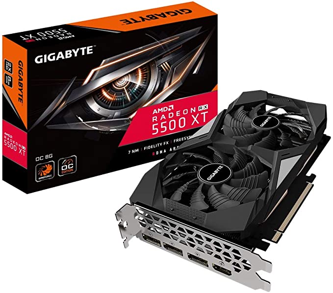 Gigabyte Radeon RX 5500 XT OC 8 GB GDDR6 Graphics Card