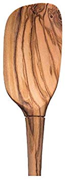 Tovolo 81-29101 Wooden Spoonula Cooking Utensil, Olivewood Kitchen Spoon, One