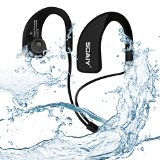 Waterproof Sweatproof Sports Headphones SOAIY Wireless Bluetooth 40 In Ear Earphones Noise Canceling Headset with Mic Earbuds for Running Jogging Hiking Workout Gym and Exercise Black