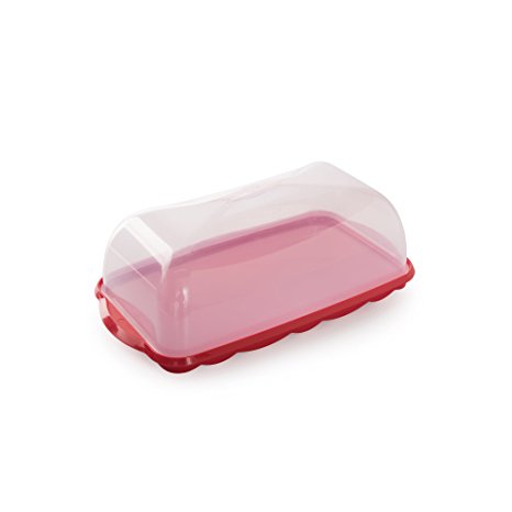 Nordic Ware Loaf Cake Keeper, Red