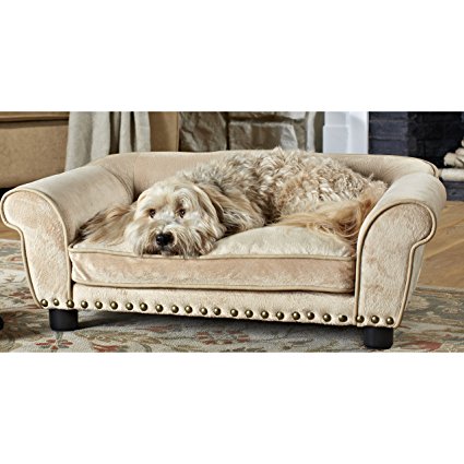 Enchanted Home Pet Dreamcatcher Dog Bed, 33.5 by 21 by 12.5-Inch, Caramel
